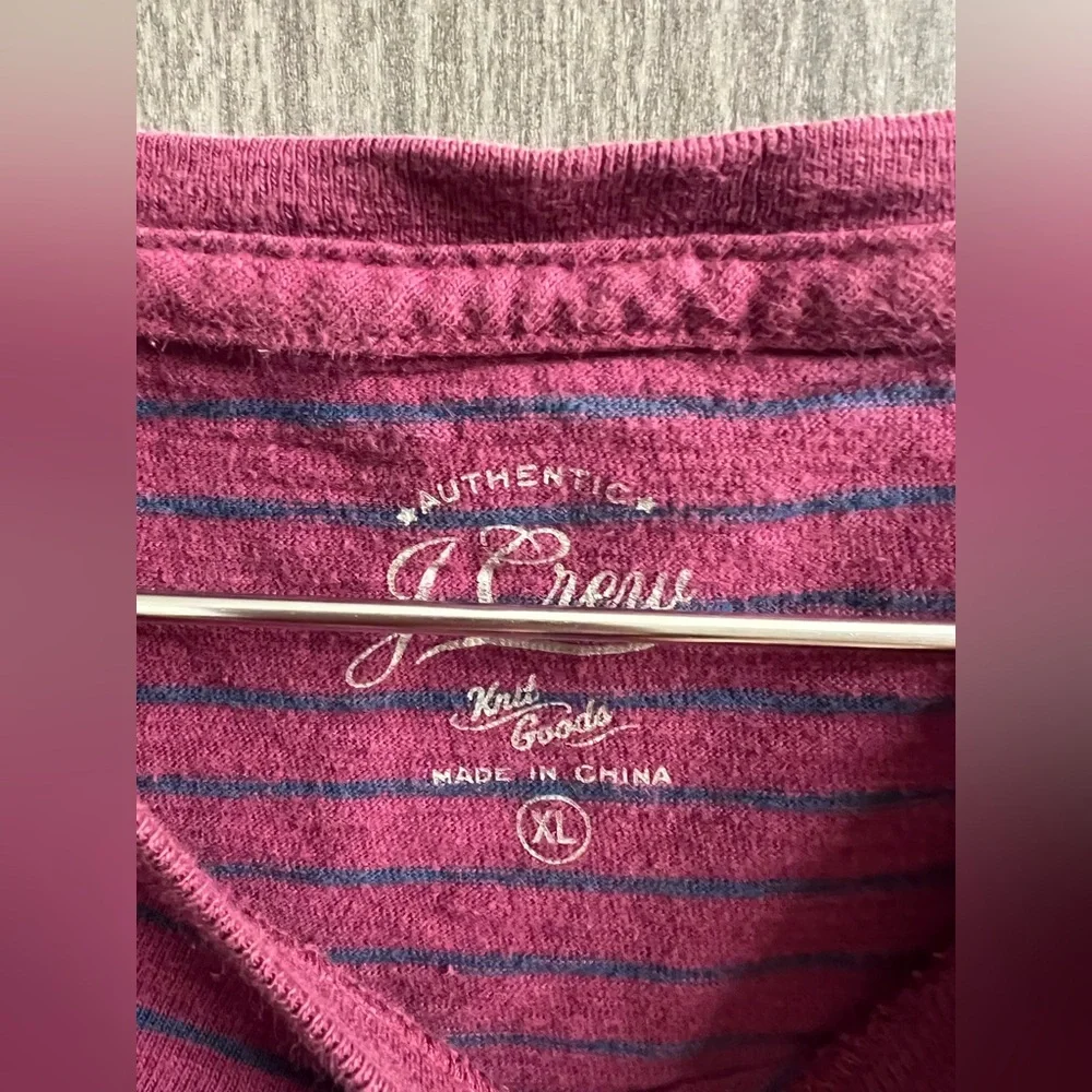 J. Crew short sleeve shirt stripes size XL